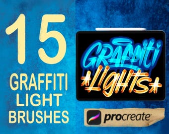 Pennelli Graffiti Light per Procreate
