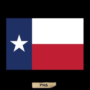 May include: A blue, white, and red flag with a single white star in the blue upper left corner. The flag is commonly known as the Texas flag.