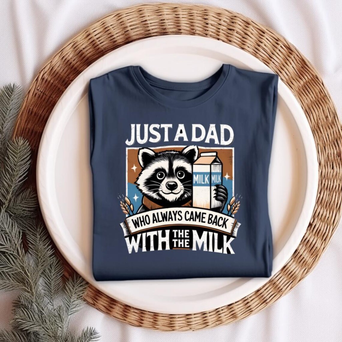 Funny Dad Raccoon PNG: Father's Day Milk Design (digital Download) - Etsy