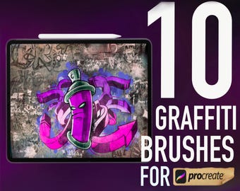 Graffiti brushes for Procreate