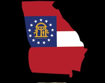 Georgia Map PNG, Georgia Shirt , Georgia Vector, Georgia flag PNG, Design Georgia State PNG, Georgia Outline Png, High Quality