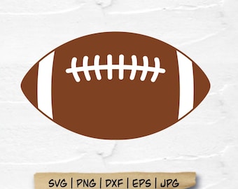 American Football SVG, Football SVG, Football Silhouette, Football PNG, Football Cut Files, Football ، Cameo , Svg png Dxf Eps Pdf Jpg