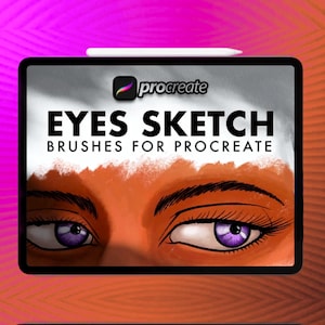 Eyes Stamps: Sketch Brushes for Procreate