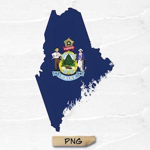 Maine Map PNG, Maine flag PNG, Maine Shirt , Maine Vector, Design Maine State PNG, Maine Outline Png, High Quality