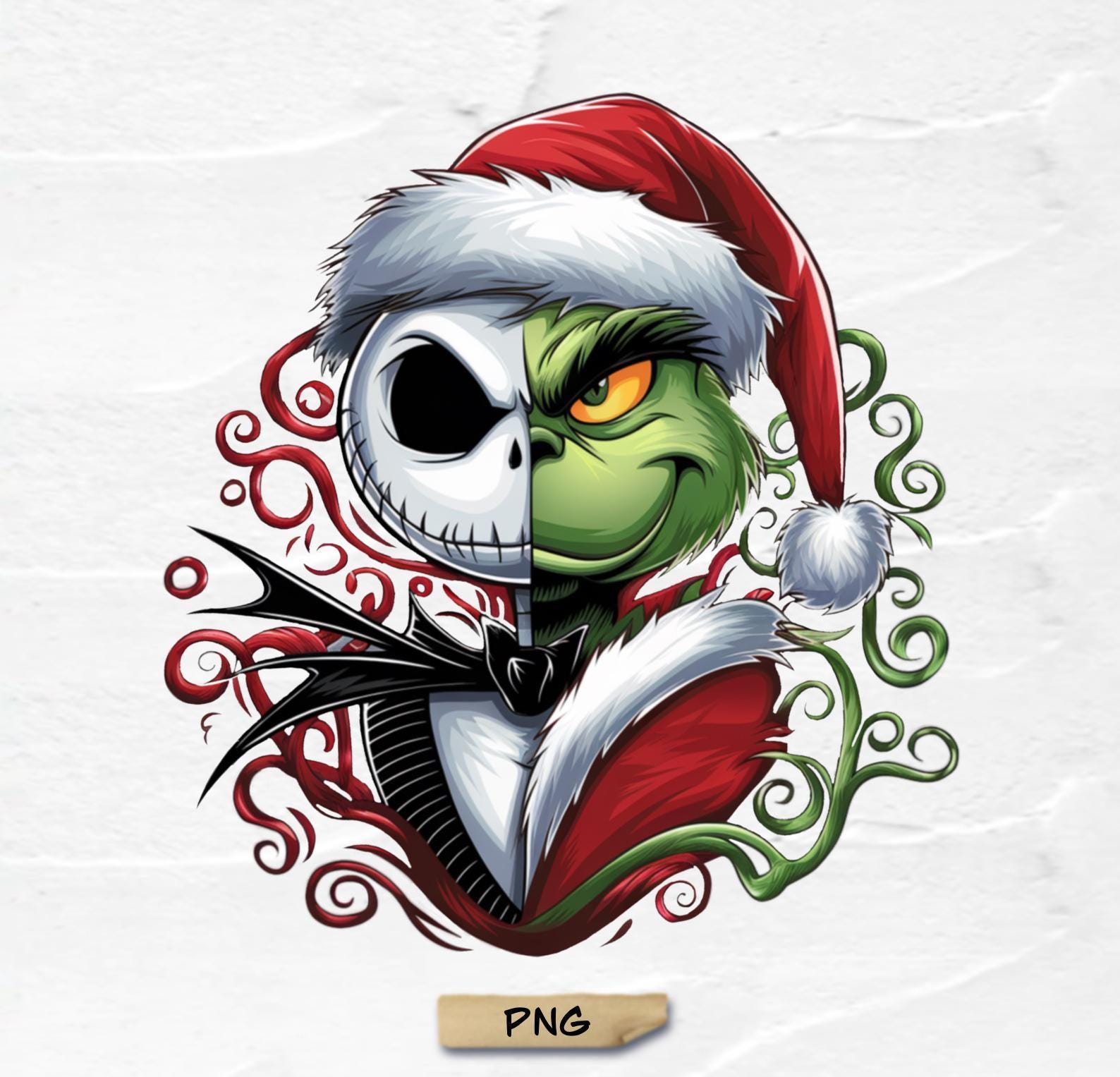 Jack and grinch svg - Etsy México, image size:1588x1527