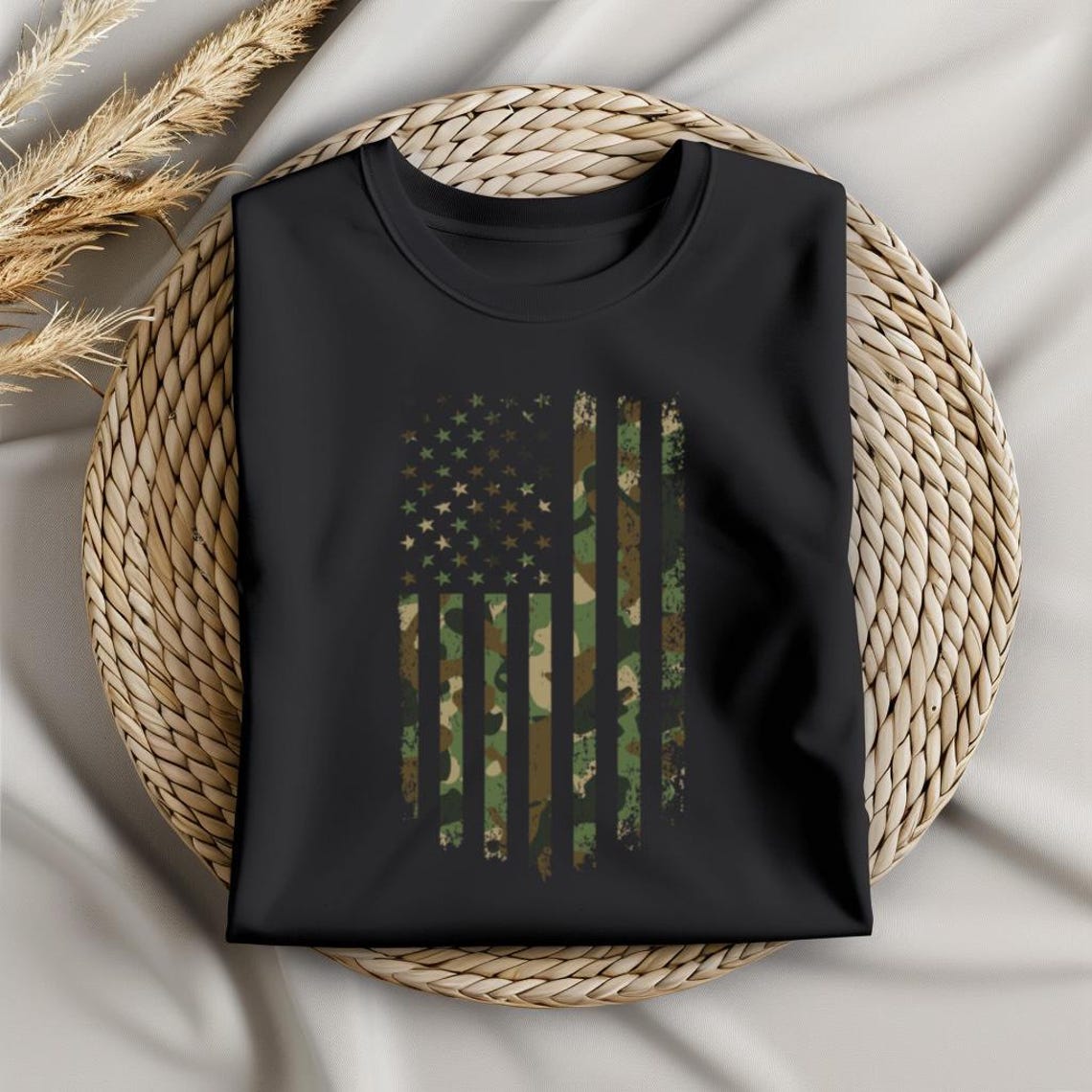 Camo American Flag SVG: Military USA Design (digital Files) - Etsy