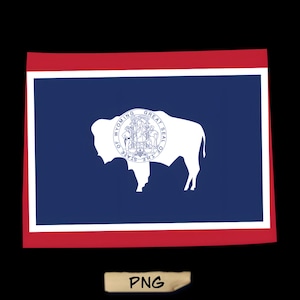 Carte du Wyoming PNG, drapeau du Wyoming PNG, chemise du Wyoming, vecteur du Wyoming, conception de l'état du Wyoming PNG, contour du Wyoming Png, haute qualité