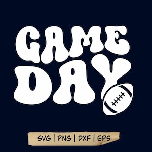 Game Day Football SVG: Sports Design (Digital Download)