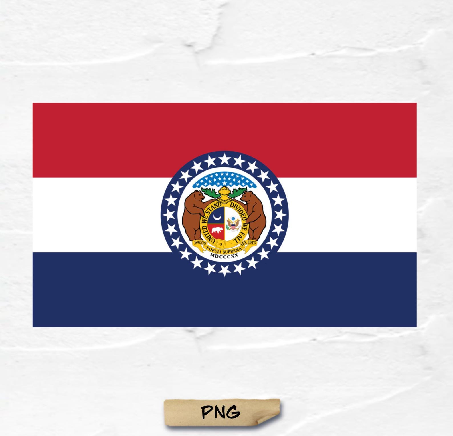 Missouri State Flag png, US states flag Missouri PNG, Missouri Flag png, USA Flag state png, United States of America png, Missouri Vector