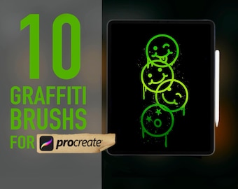 Pinceles de graffiti para Procreate