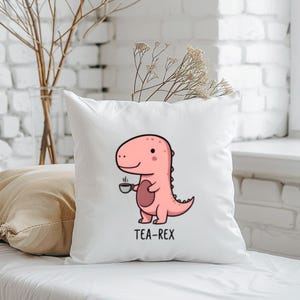 Pink Dinosaur Tea-rex, Tea Rex PNG, Cute Dinosaur Clipart, Dinosaur ...