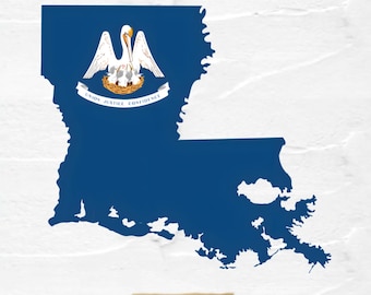 Louisiana Map PNG, Louisiana flag PNG, Louisiana Shirt ,Louisiana Vector, Design Louisiana State PNG, Idaho Outline Png, High Quality