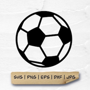 Soccer Ball SVG: Vector Cut Files (Digital Download)