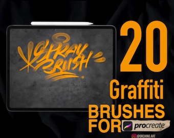 Pinceles de graffiti para Procreate