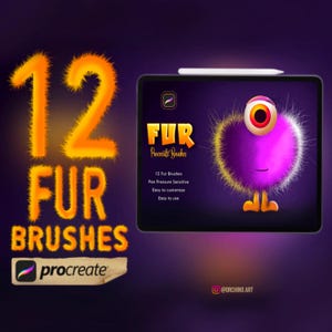 Fur Brushes for Procreate