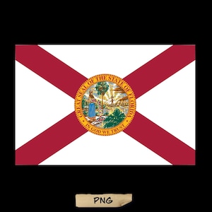 Kaart van Florida png, vectorbestanden van de Verenigde Staten van Amerika, vector van Florida, staat Florida png, retro reisontwerp staat Florida png