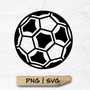 Soccer Ball SVG: Vector Cut File (Digital Download)