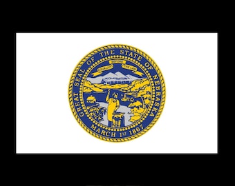 Drapeau de l'État du Nebraska PNG : fierté de l'État des États-Unis (téléchargement numérique)