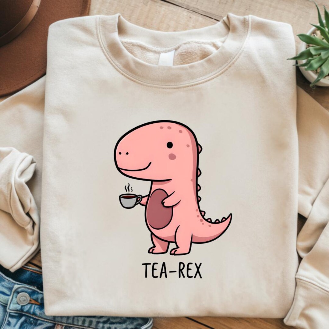 Pink Dinosaur Tea-rex, Tea Rex PNG, Cute Dinosaur Clipart, Dinosaur ...
