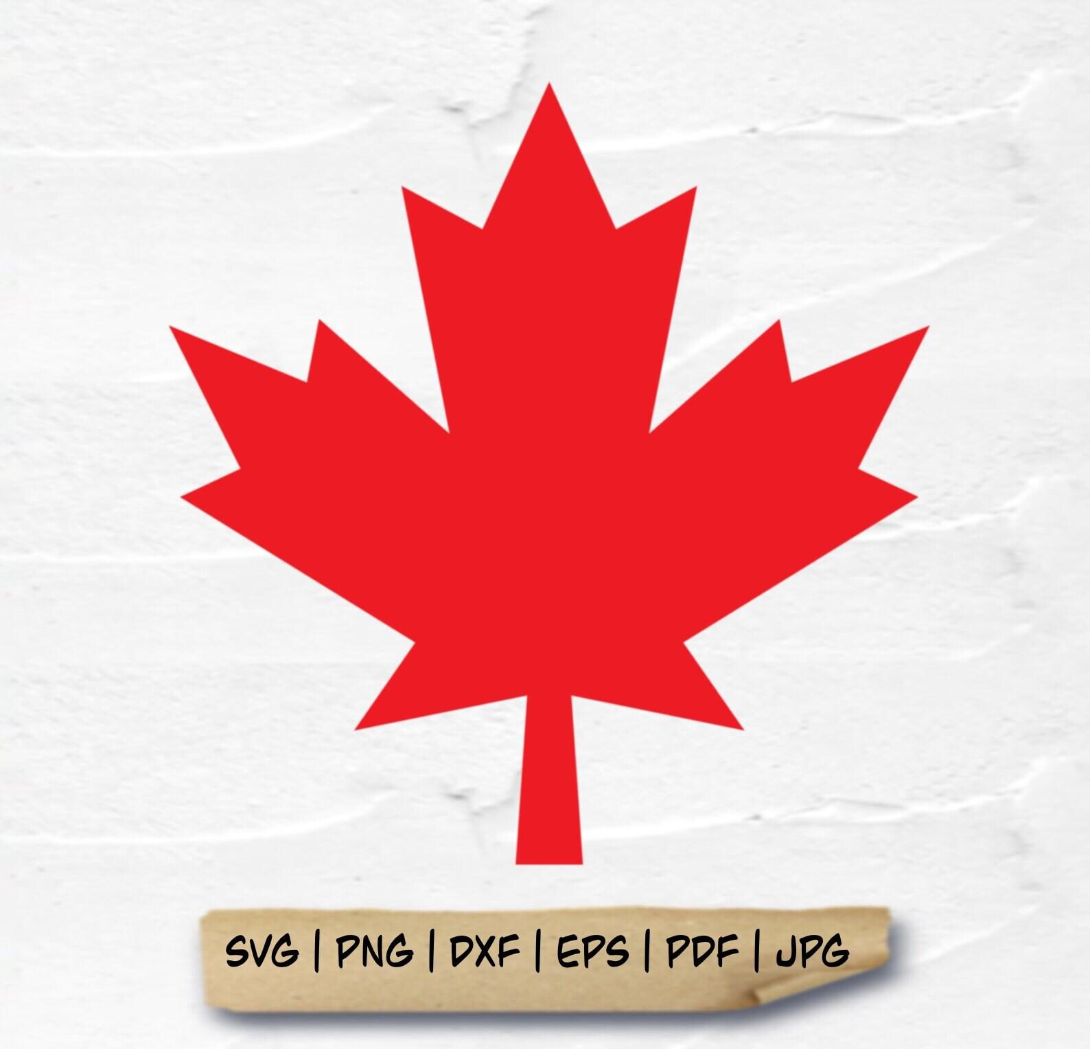 Canadian Maple Leaf SVG: Vector Cut Files (digital Download) - Etsy Canada