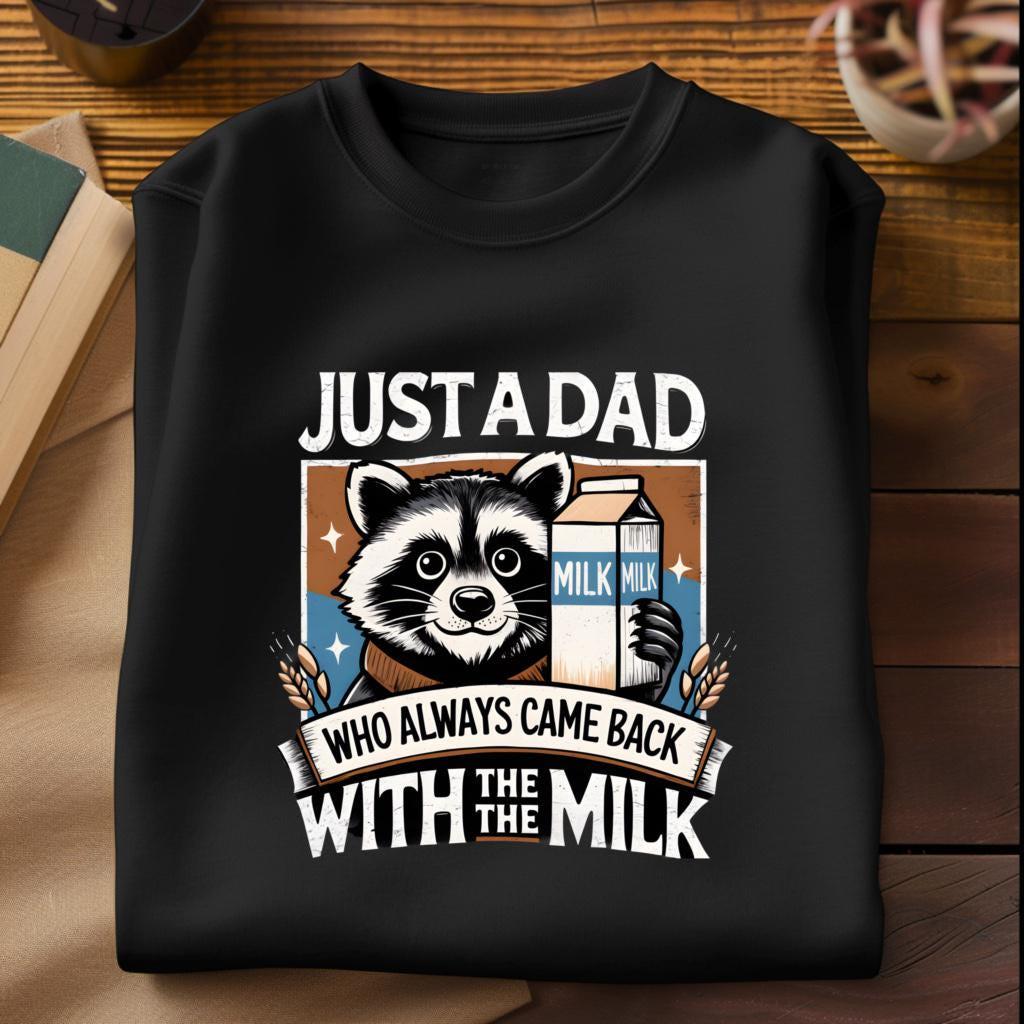 Funny Dad Raccoon PNG: Father's Day Milk Design (digital Download) - Etsy