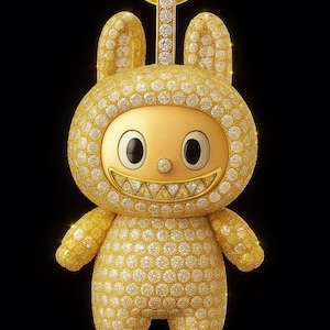 24k Gold Labubu - Etsy