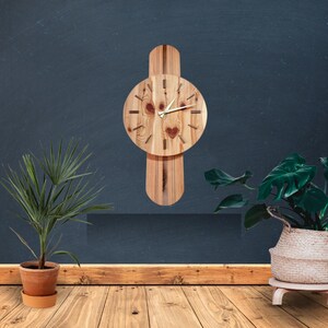 Reloj de pared de madera rústica, reloj de pared único, reloj de pared grande, reloj de madera para pared, relojes de pared de madera cuadrados, reloj de madera hecho a mano