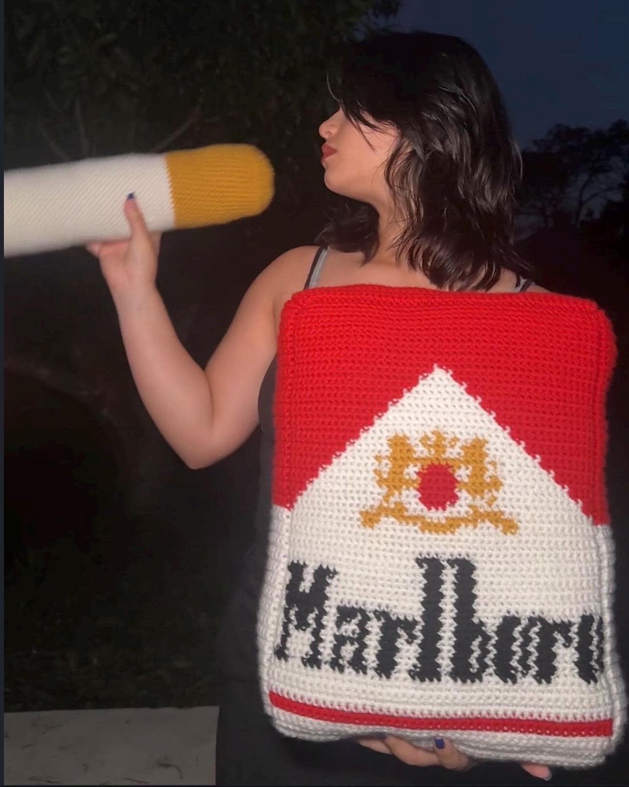 Marlboro Crochet Pillow