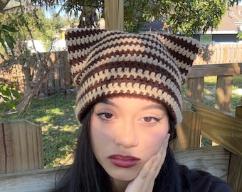 Crochet Cat Beanie