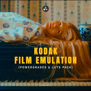 Kodak Film Emulation Power Grades & LUTs | Authentic 16mm and 35mm Film Looks | Cinematic Color Grading for DaVinci, Premiere, Log Footage
