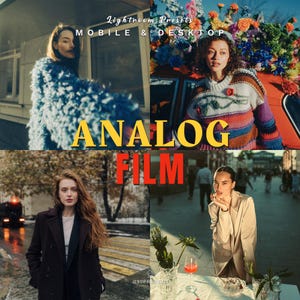 80 Analog Film Lightroom Presets | Timeless Film Look, Aesthetic, Vintage, Retro, Warm, Grainy | Mobile & Desktop | Bloggers and Influencers