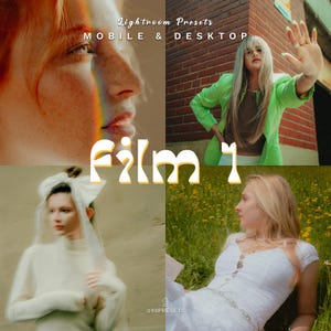 20 Film l Lightroom Presets |  Authentic Film Looks, Moody Tones, Retro, Analog, Kodak & Fujifilm Inspired, Vintage | Mobile and Desktop