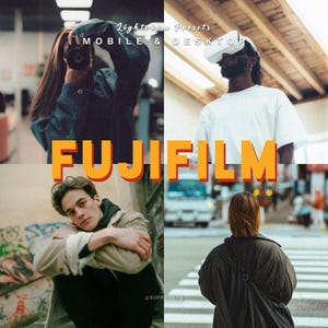 40 Fuji Film Lightroom Presets | Film Emulation Edits, Analog Aesthetic, Retro Fuji | Mobile & Desktop | Best for Influencers and Bloggers