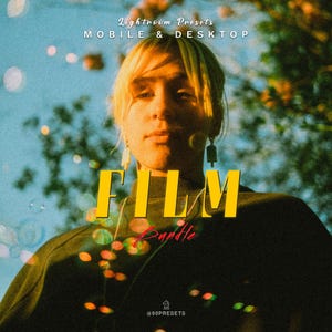 800+ Premium Film Lightroom Presets Bundle | Authentic Film Looks | Kodak Film, Fujifilm, Vintage, Retro, Grainy, Film | Mobile & Desktop