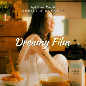 60 Dreamy Film Lightroom Presets | Glowing, Soft, Romantic, Vintage, Cinematic Tones | Kodak and Fujifilm Inspired | Mobile & Desktop Edits