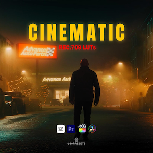 LUT cinematografiche per il montaggio video / Toni atmosferici e cinematografici, Correzione estetica del colore / Rec709 per DaVinci, Premiere, Final Cut Pro, CapCut