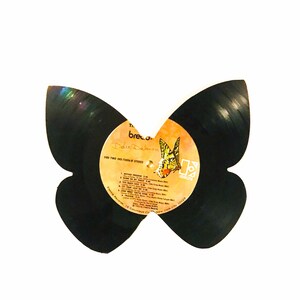 Vinyl Record Wall Art, 3D Butterflies, Large, Set of 2, Music Memorabilia, Butterfly Sculpture, Music Lover Gift image 6