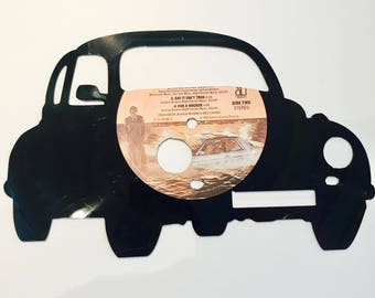 Vinyl Record Art Vintage Car