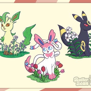 Eeveelutions | Water Proof Glossy Sticker
