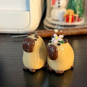 Polymer Clay Capybara Charms
