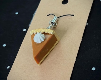 Polymer Clay Pumpkin Pie Charm