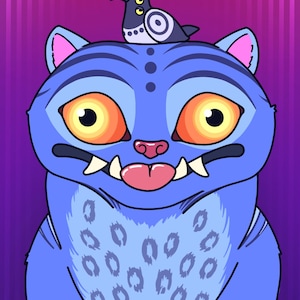 Derpy the Tiger | Glossy Print