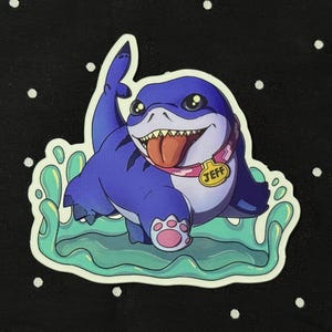 Jeff is Here! | Water Proof Glossy Sticker
