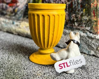 Street Trash Bins Set | Garbage Cans for Diorama | Printable 3D Model | Digital STL File