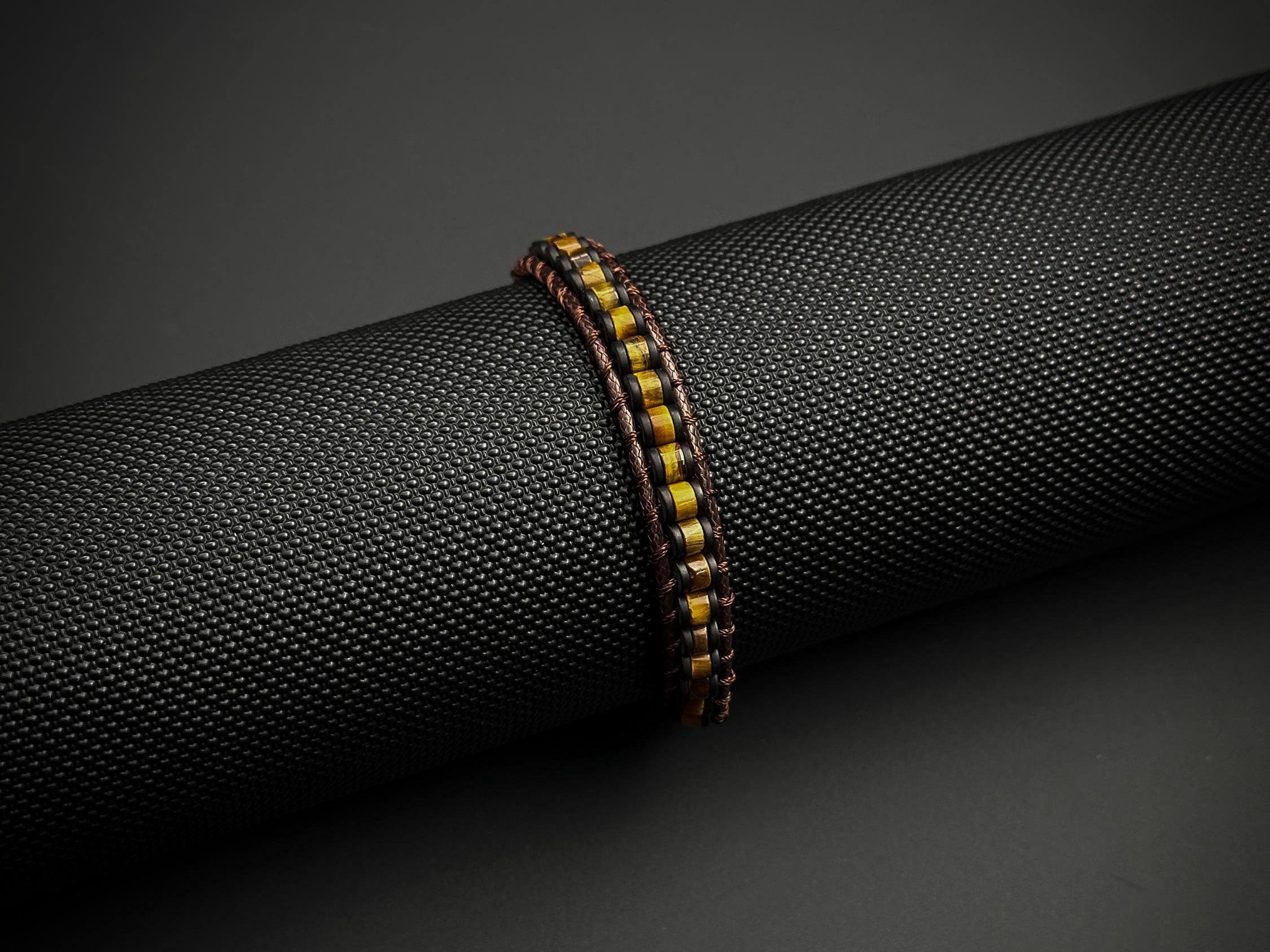 Bracciale Con Perline Rotonde In Di Pietra Preziosa Naturale - Foto 9