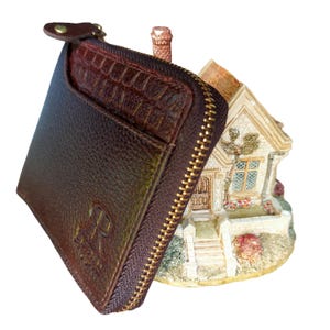 Portefeuille pour homme en cuir des Cotswolds haut de gamme fabriqué à 80 % à la main, haute qualité, luxe, élégant emplacement pour 19 cartes avec protection RFID