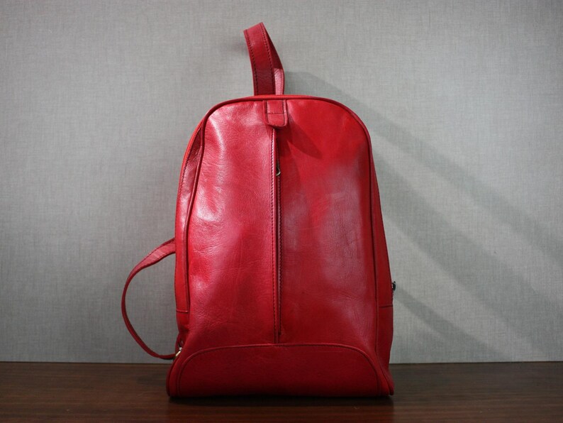 Rioja Backpack in Vintage Honey-Colored Leather