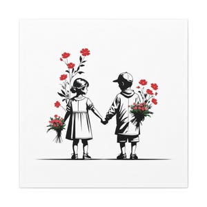 No. 7 - Artistic Canvas Print as Wall Decor - Unique Street Art - Artistic Canvas Print as Wall Decor - Unique Street Art