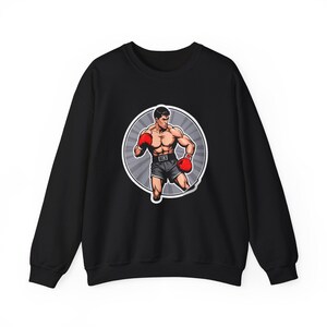 Unisex Sweatshirt mit einzigartigem Sportmotiv - Cooles Geschenk für Sportler und Fitnessliebhaber. Thema Fighter Boxen