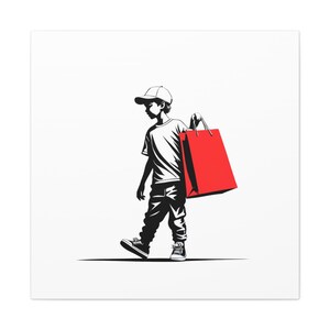 No. 19 - Artistic Canvas Print as Wall Decor - Unique Street Art - Artistic Canvas Print as Wall Decor - Unique Street Art